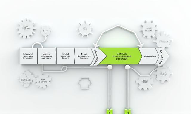 Flowchart diagram showing optimized business processes